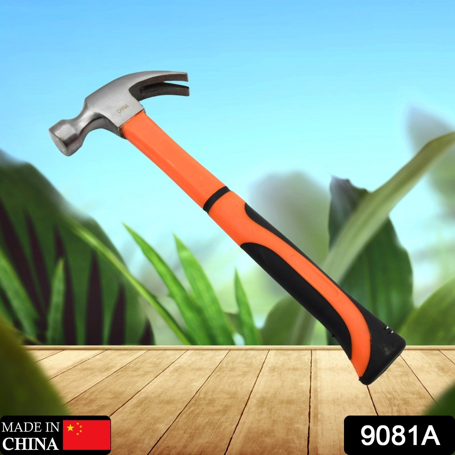 9081a Stainless Claw Hammer with Fiberglass Handle, Shock Resistant, Corrosion Resistant, Rust Proof, Durable, Environmental friendly, 364g, 28cm 9081a Stainless Claw Hammer with Fiberglass Handle, Shock Resistant, Corrosion Resistant, Rust Proof, Durable, Environmental friendly, 364g, 28cm
